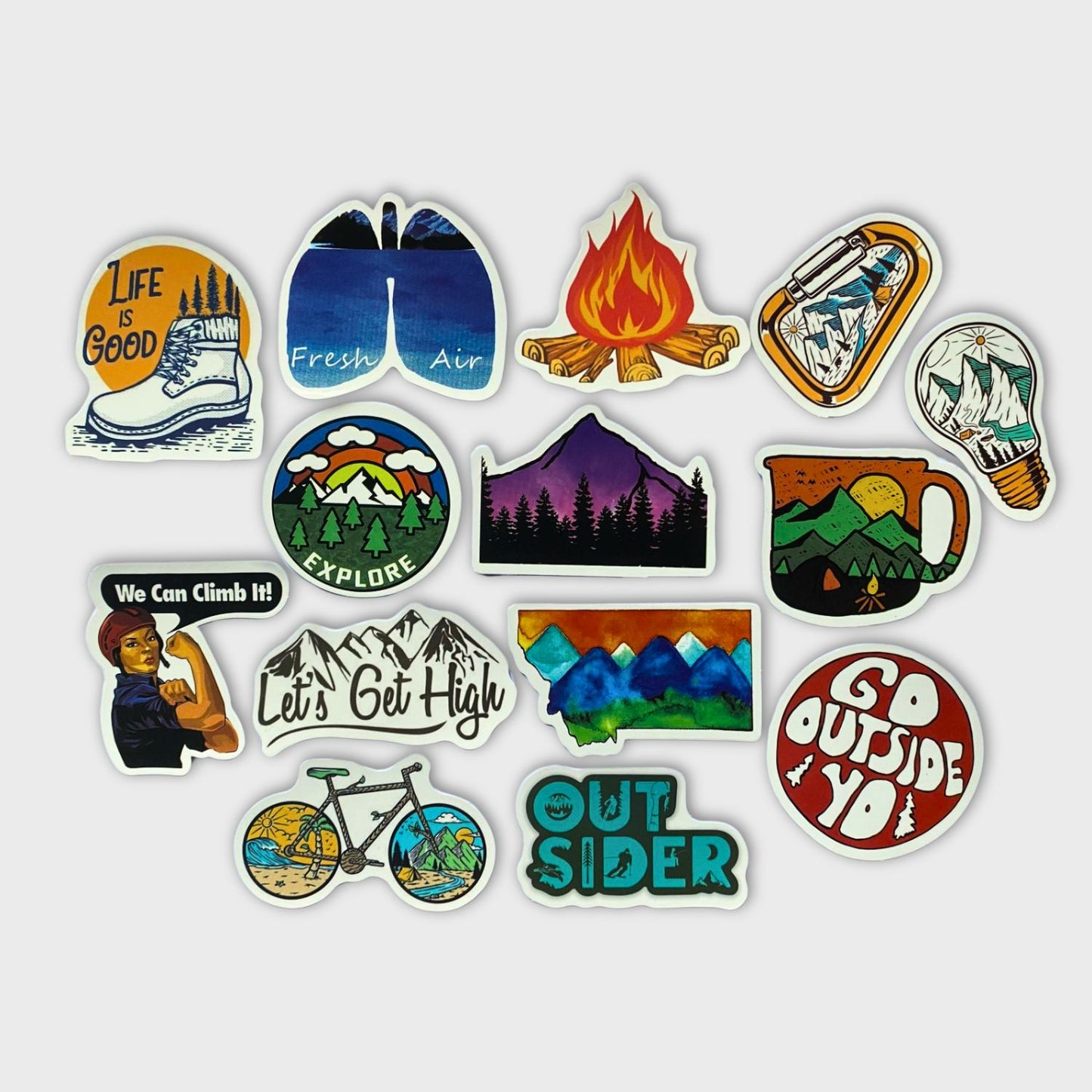 Adventure Vinyl Stickers